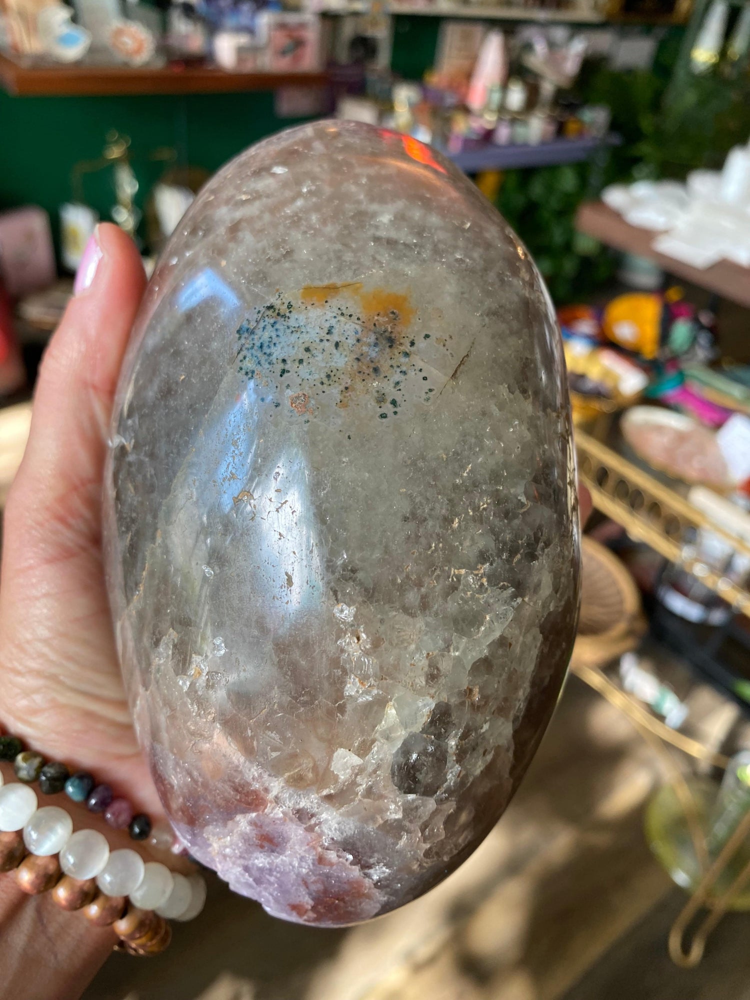 Amethyst Egg with Stand 3.62 lbs - Moon Room Shop and Wellness