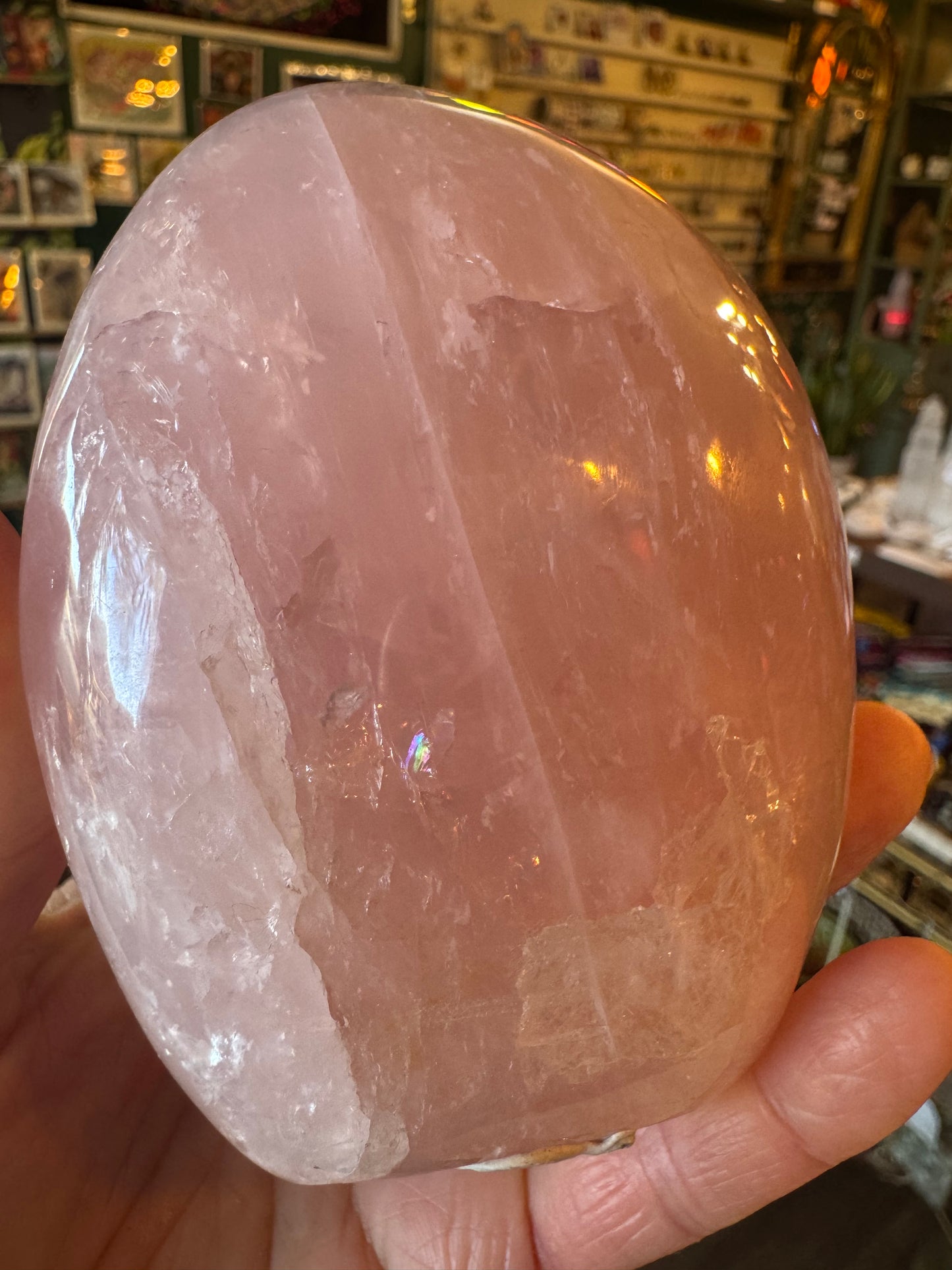 Rose Quartz Freeform 1.5 lb - Moon Room Shop and Wellness