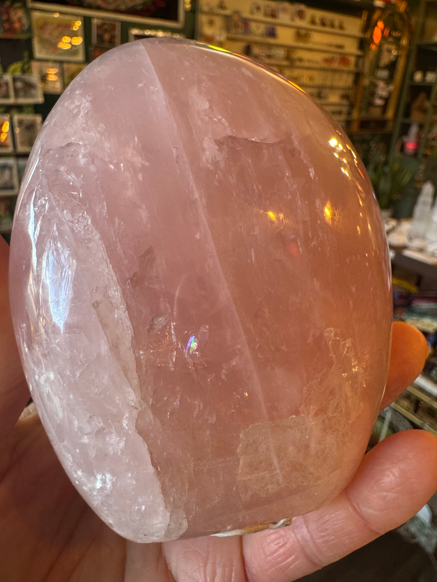 Rose Quartz Freeform 1.5 lb - Moon Room Shop and Wellness