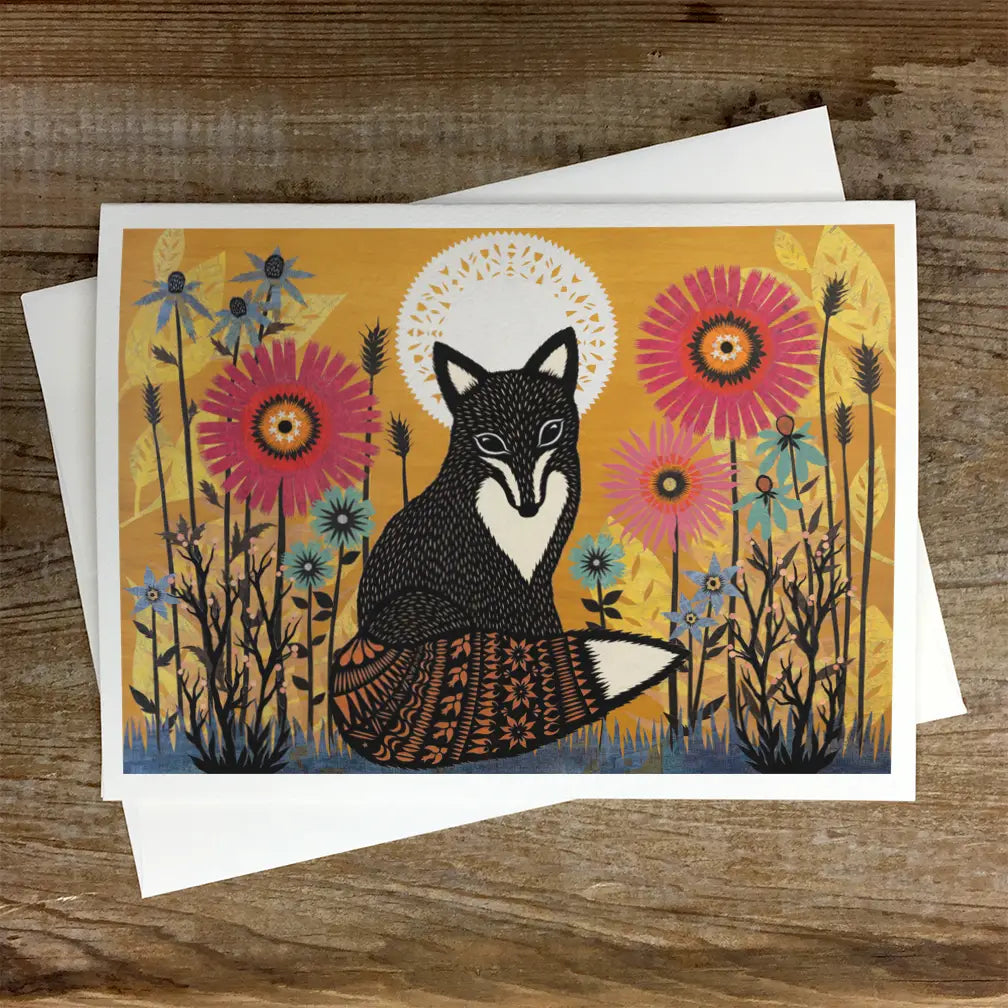A Riot of Flowers - Greeting Card by Rural Pearl - Moon Room Shop and Wellness