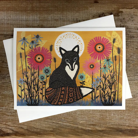A Riot of Flowers - Greeting Card by Rural Pearl - Moon Room Shop and Wellness