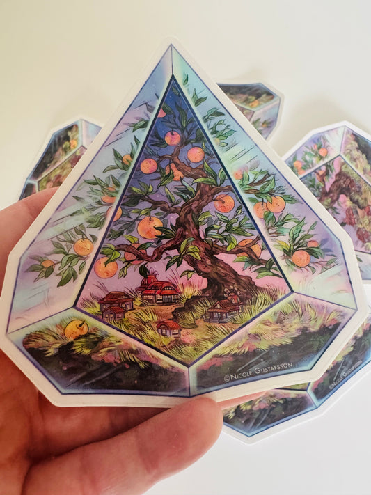 Orange Tree Terrarium by Nimasprout - Moon Room Shop and Wellness