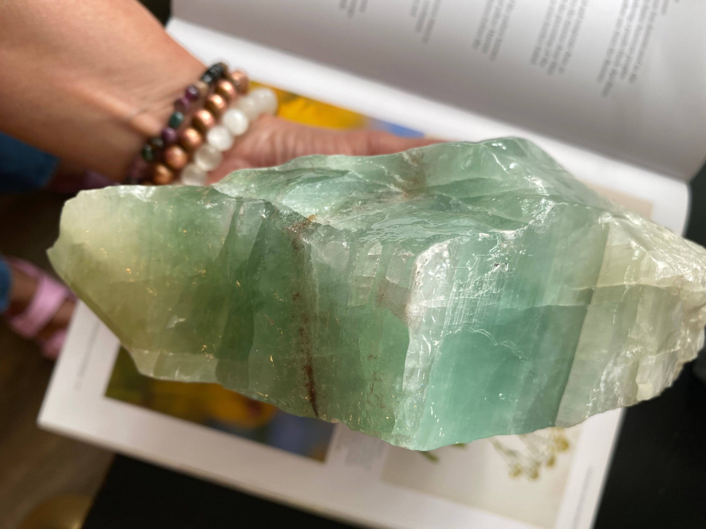 Green Calcite Freeform 4.4 lbs - Moon Room Shop and Wellness