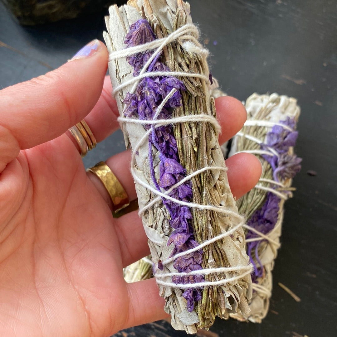 Lavender with Rosemary and White Sage Bundles - Moon Room Shop and Wellness