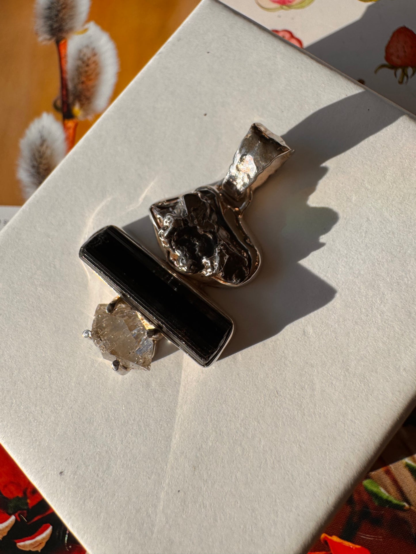 High Vibes Terrestrial Unisex Sterling Silver Pendant - Moon Room Shop and Wellness