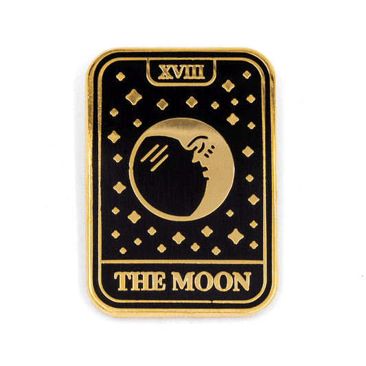 Moon Tarot Enamel Pin - Moon Room Shop and Wellness