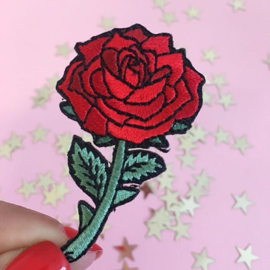 Red Rose Patch, Small - Moon Room Shop and Wellness