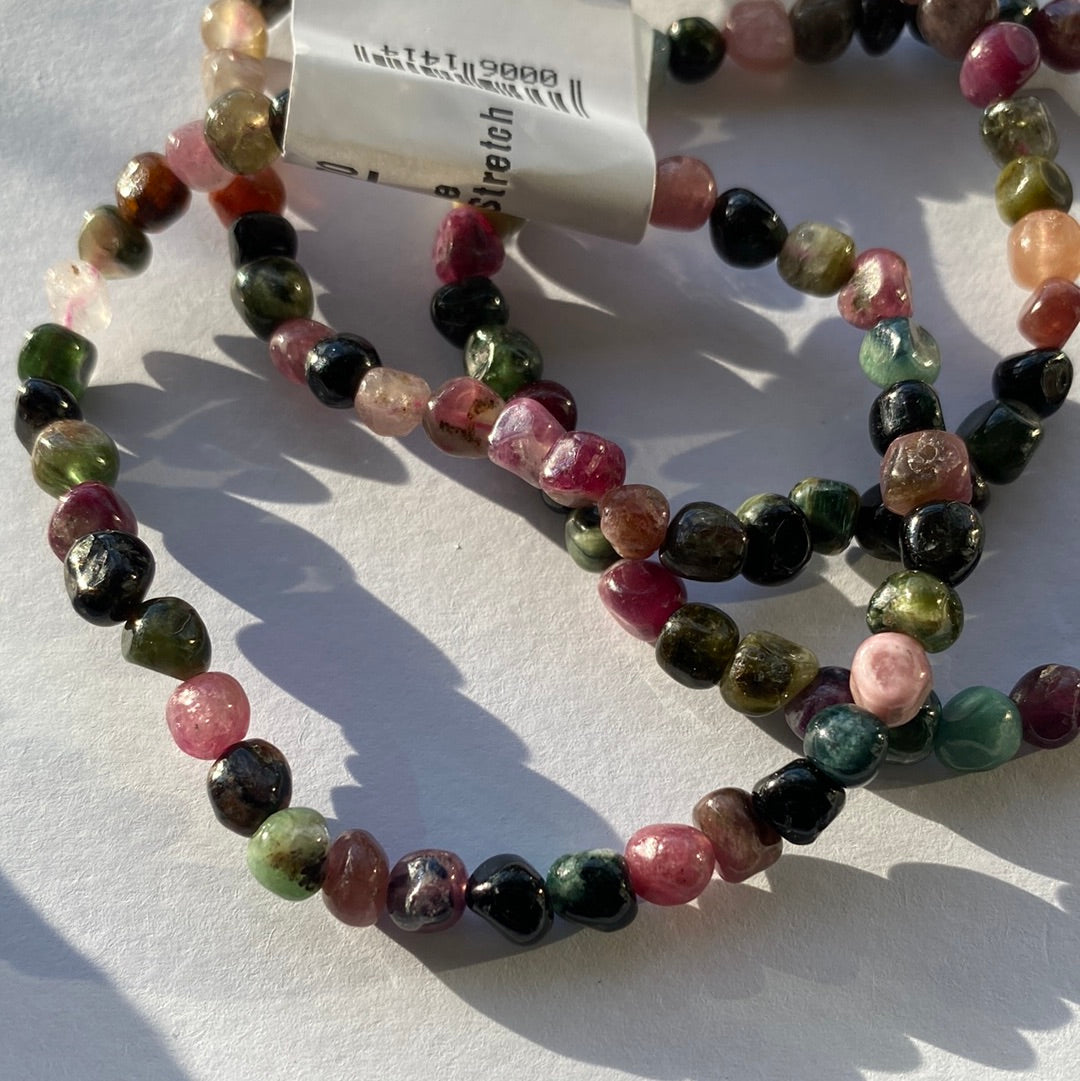 Tourmaline Tumbled Stretch Bracelet - Moon Room Shop and Wellness