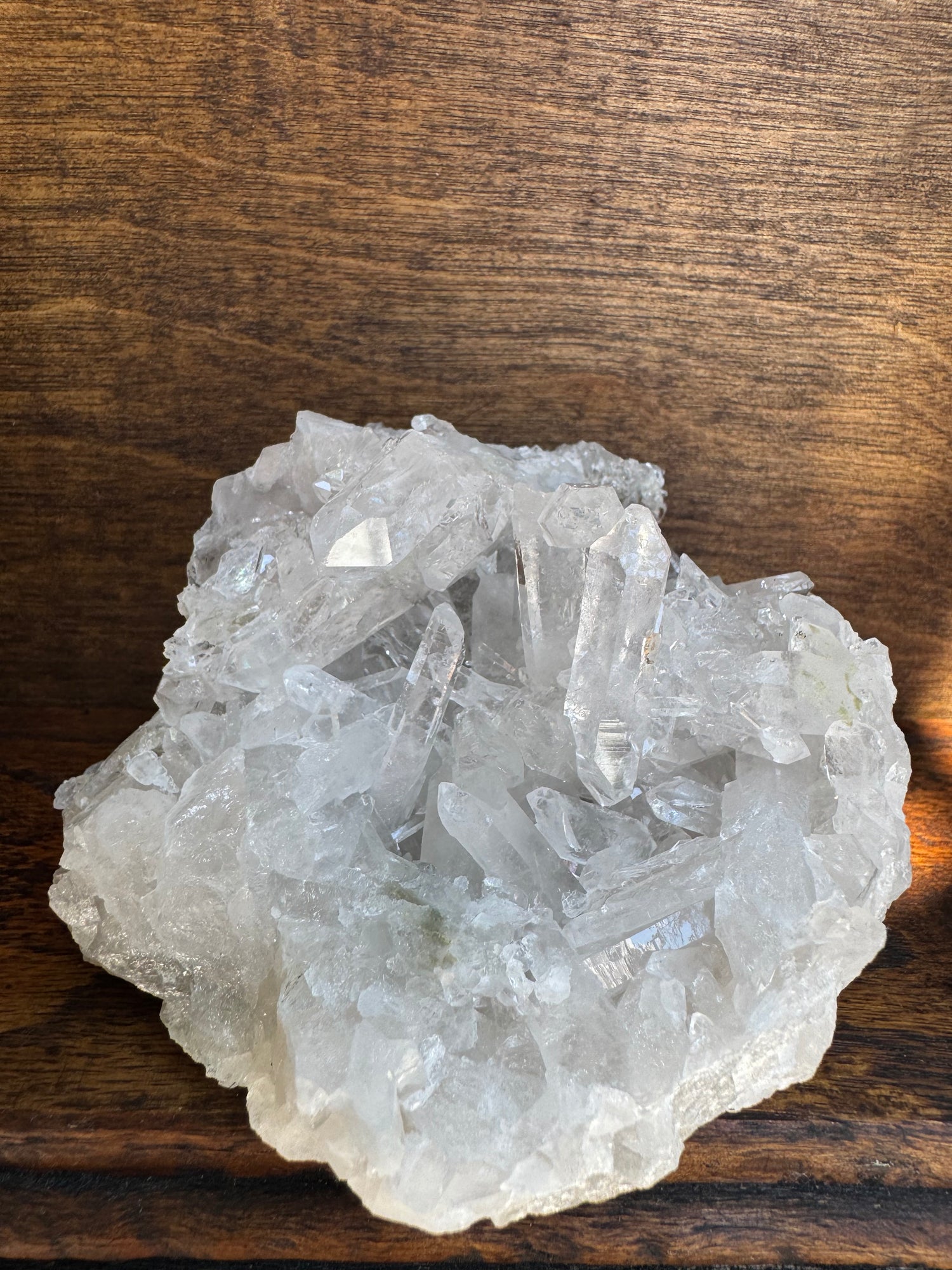 Clear Quartz Sparkly Brazilian Cluster 426 g - Moon Room Shop and Wellness