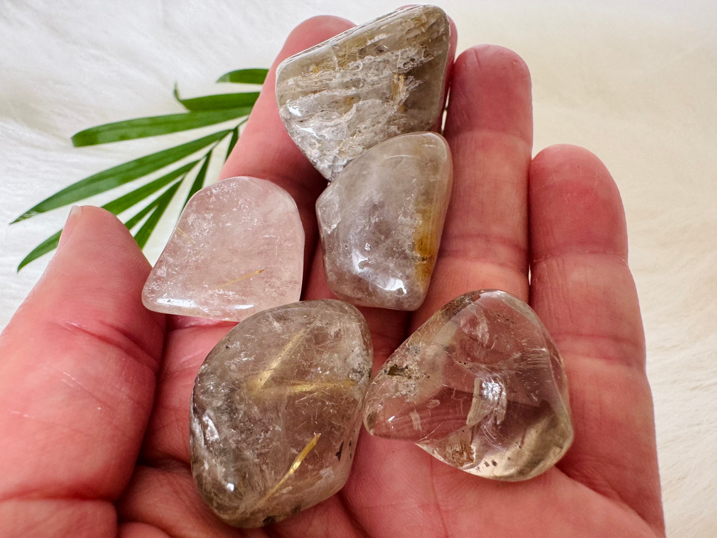 Rutilated Quartz Tumbled - Moon Room Shop and Wellness