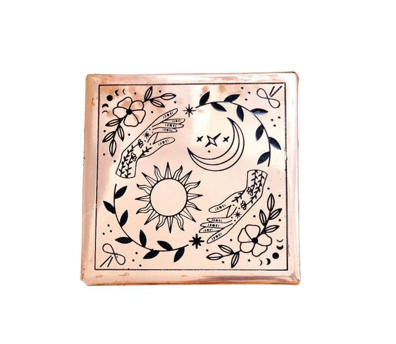 Copper Crystal Charging Plate - Moon Room Shop and Wellness