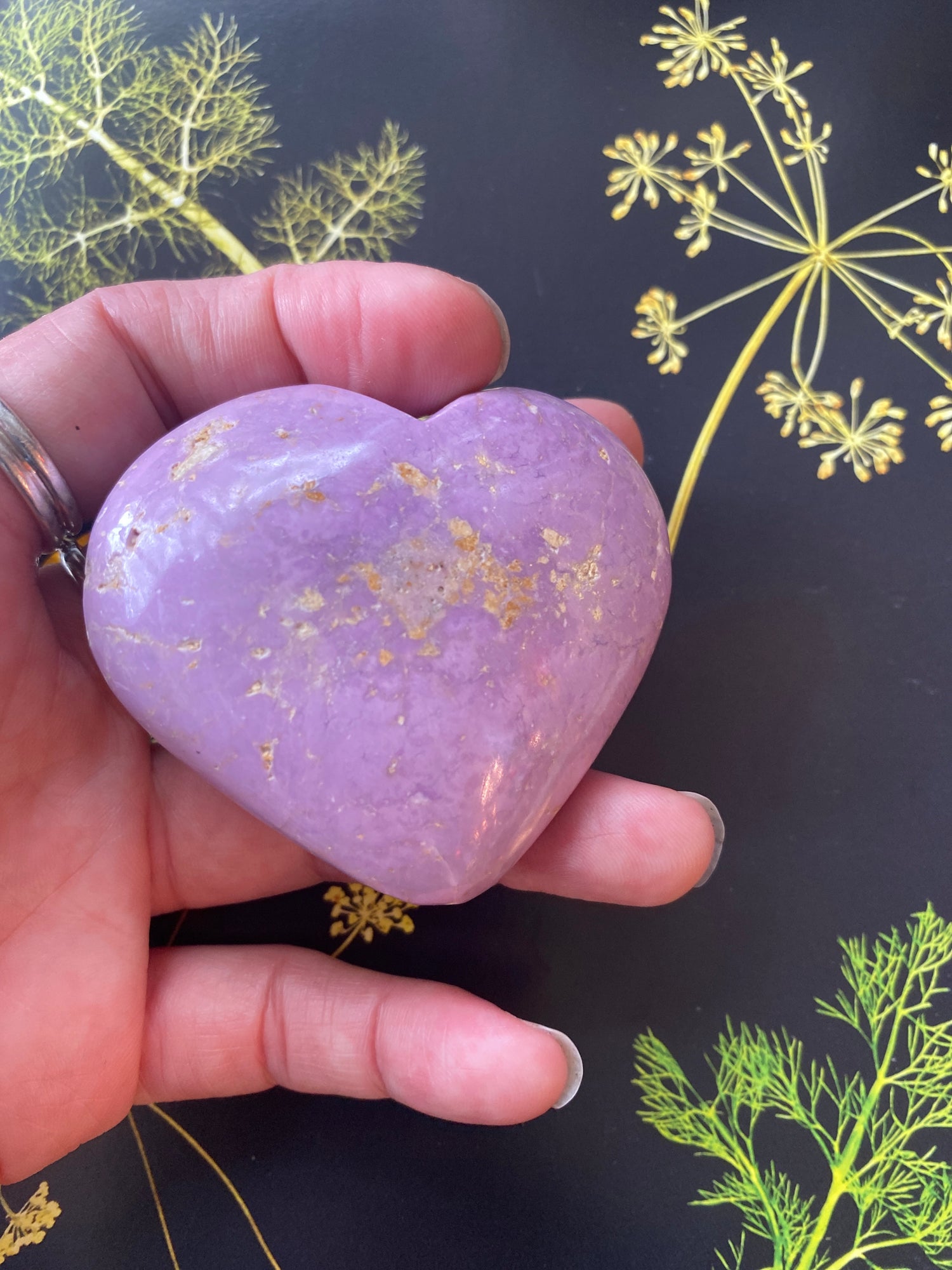 Phosphosiderite Heart -Peru - Moon Room Shop and Wellness