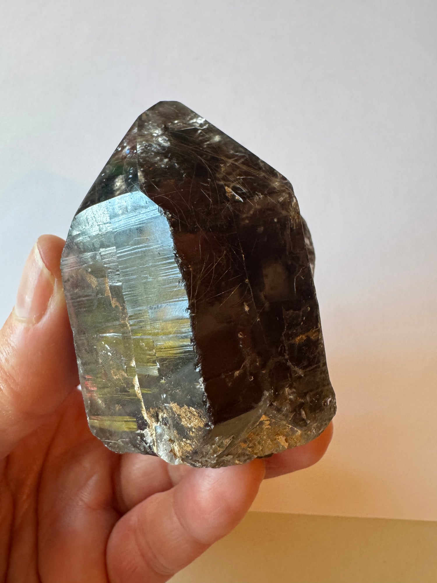 Smoky Quartz Rutilated Healing Point 174 g - Moon Room Shop and Wellness