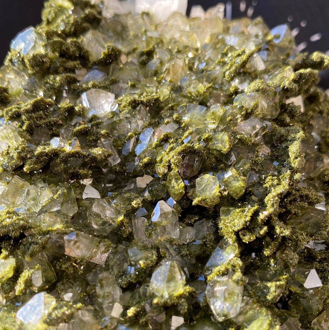 Epidote Quartz Specimen 1.3 lbs - Moon Room Shop and Wellness