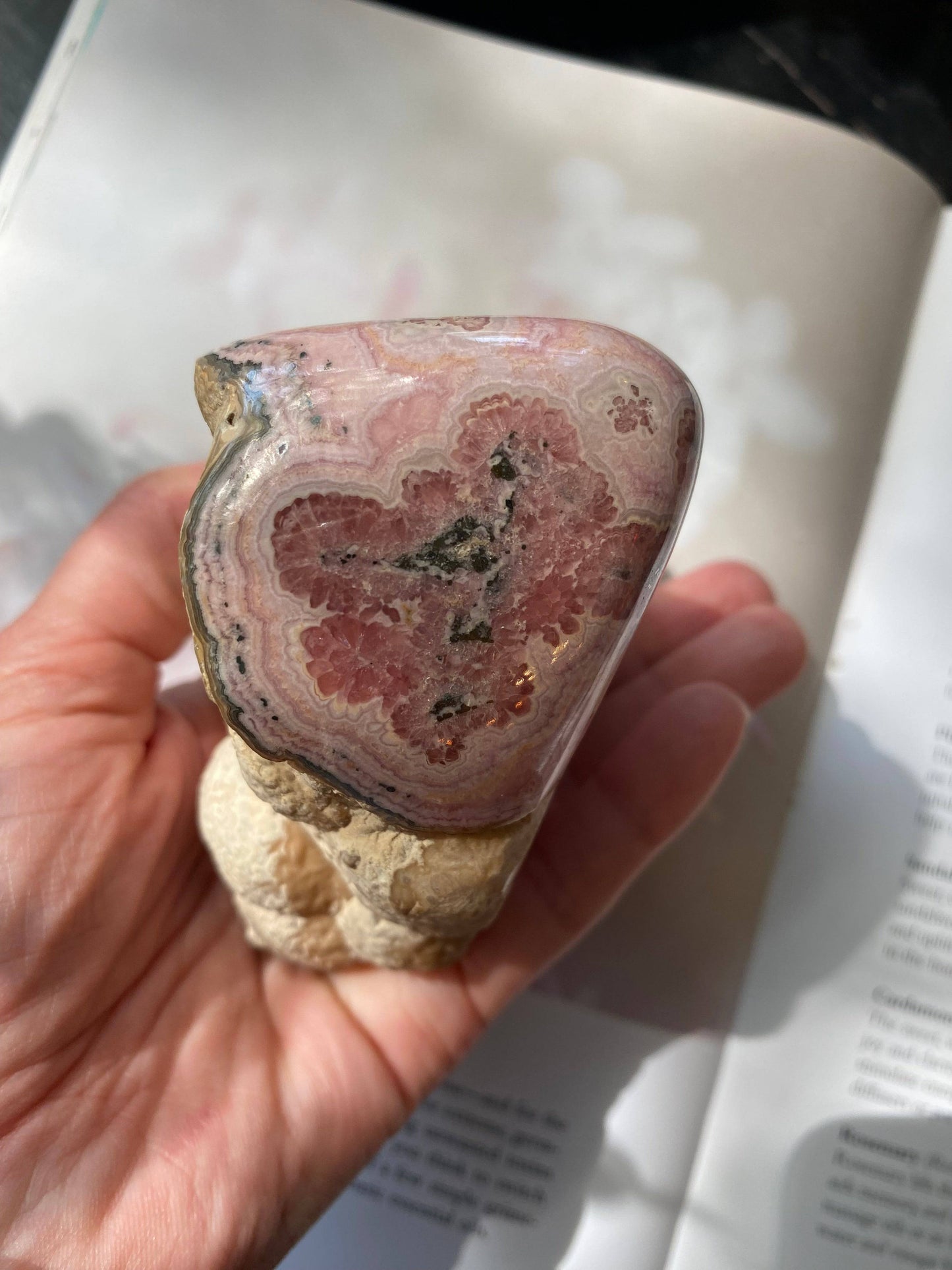 Rhodochrosite Specimen 1.41 lbs - Moon Room Shop and Wellness