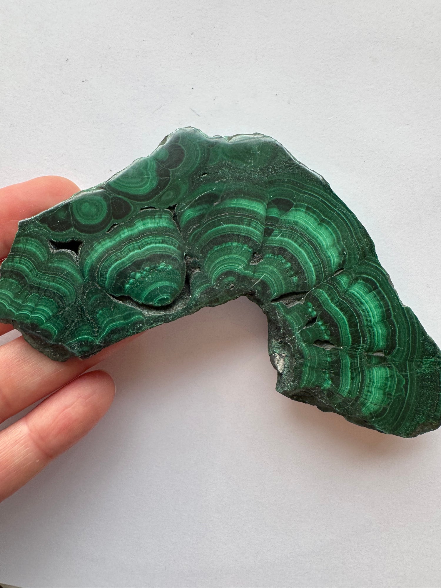 Malachite Polished Slab 145 g - Moon Room Shop and Wellness