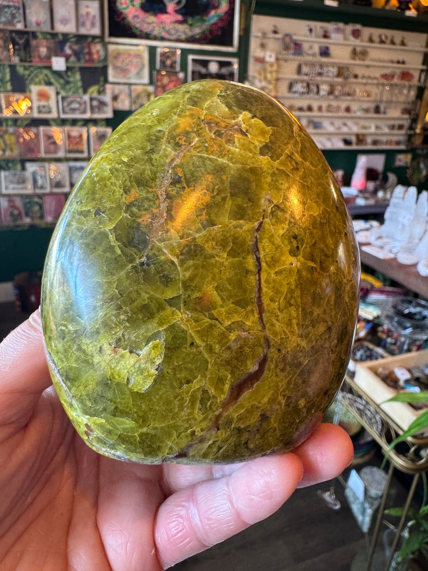 Green Opal Freeform 1.53 lb - Moon Room Shop and Wellness