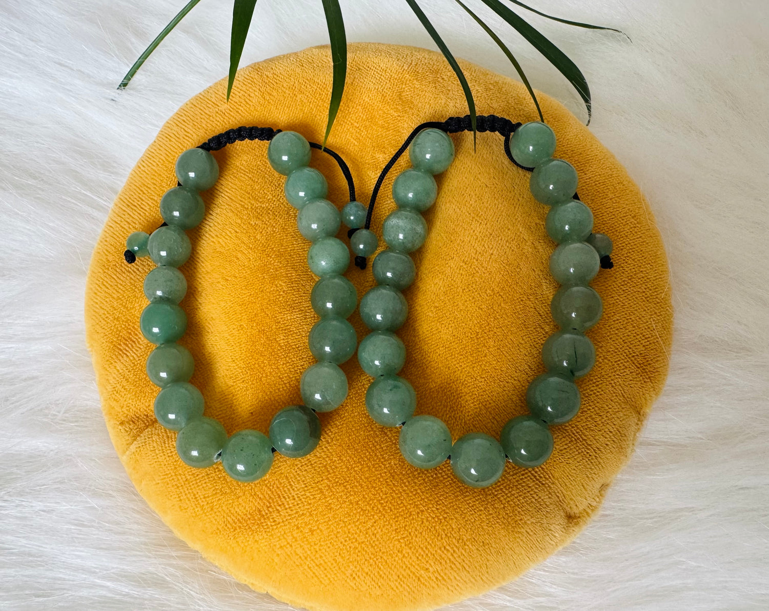 Green Aventurine  Adjustable Bracelet 10 mm - Moon Room Shop and Wellness