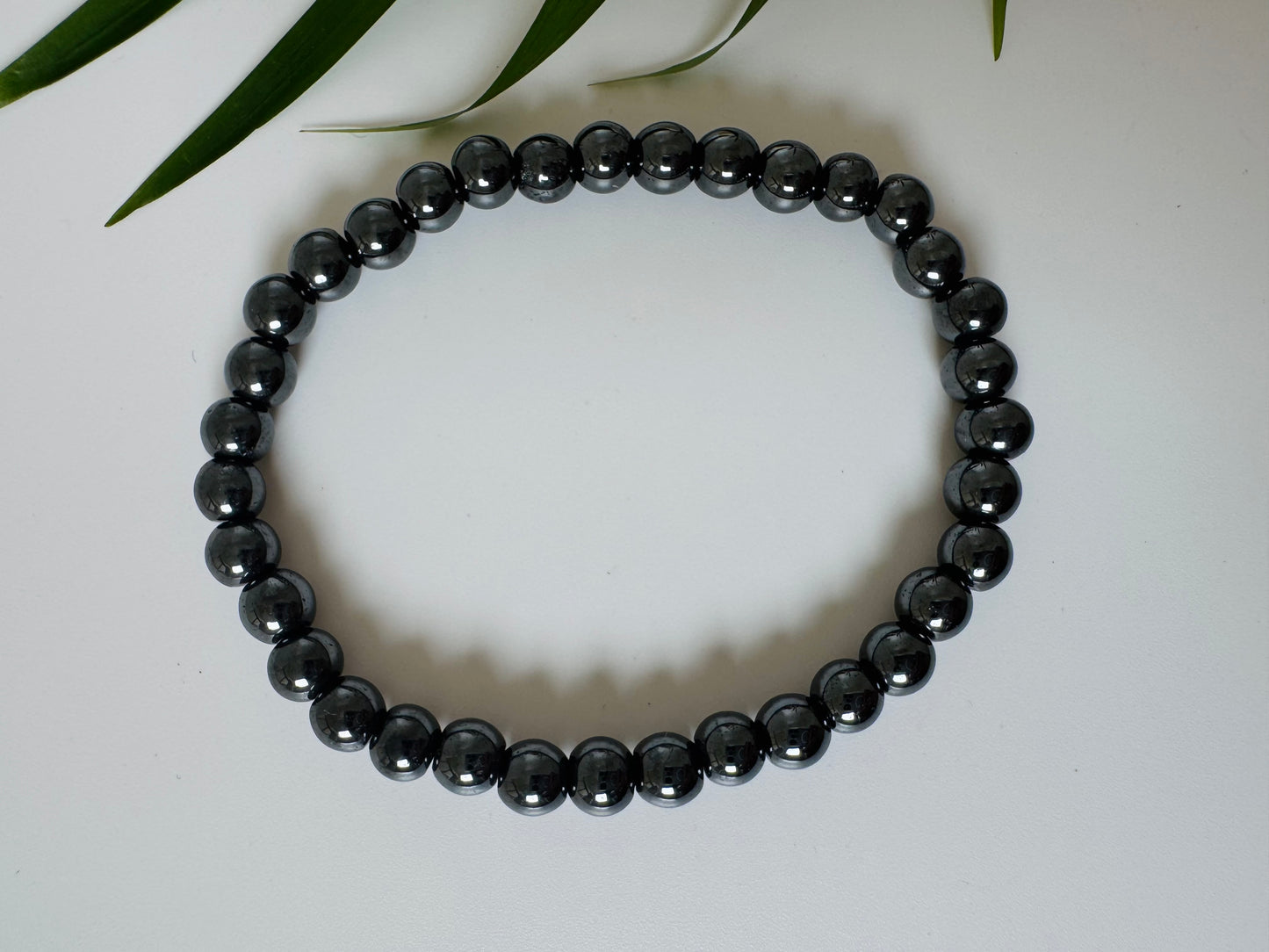 Hematite Stretch Bracelet 6mm - Moon Room Shop and Wellness
