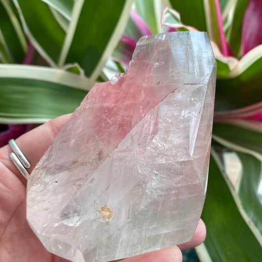 Optical Calcite Gorgeous Freeform- India 327 g - Moon Room Shop and Wellness