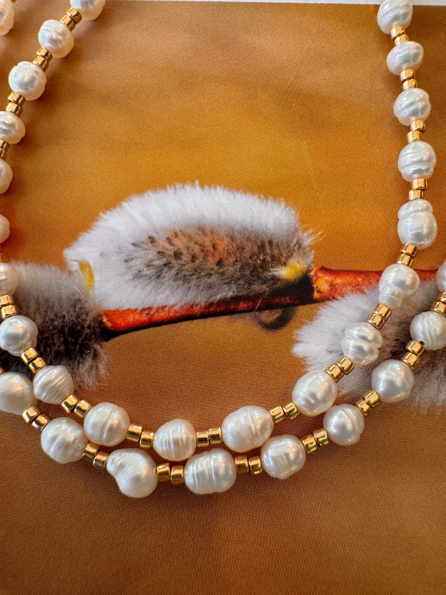 Soul Pretty Pearl + Labradorite Gold Fill Handmade Necklace - Moon Room Shop and Wellness