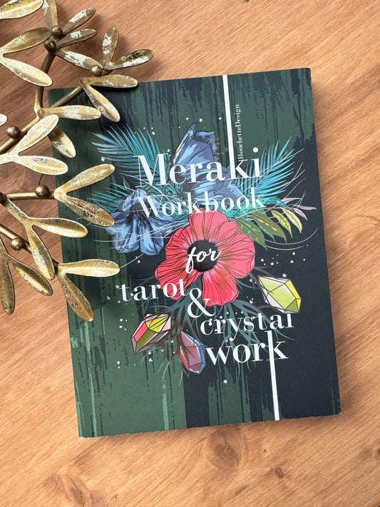 Meraki Workbook For Tarot & Crystal Work - Moon Room Shop and Wellness