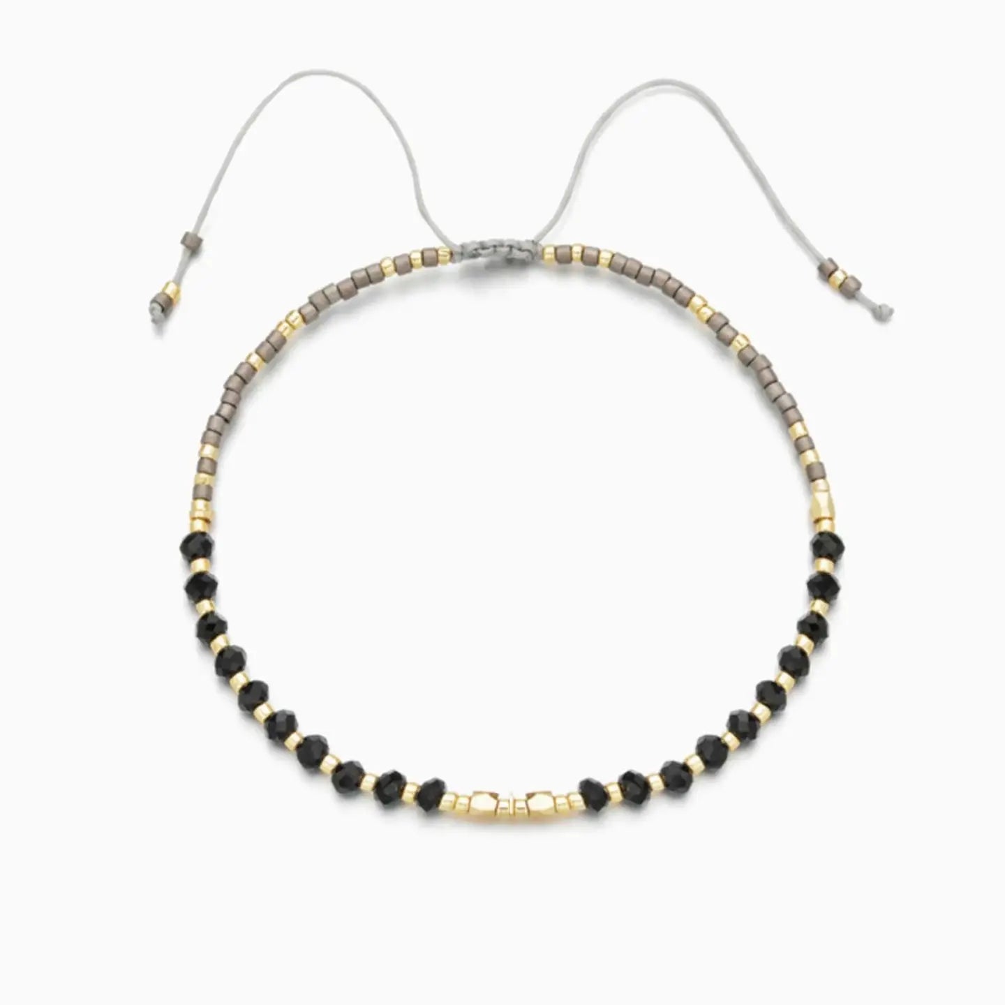 Black Onyx Healing Gemstone Stacking Bracelet - Moon Room Shop and Wellness