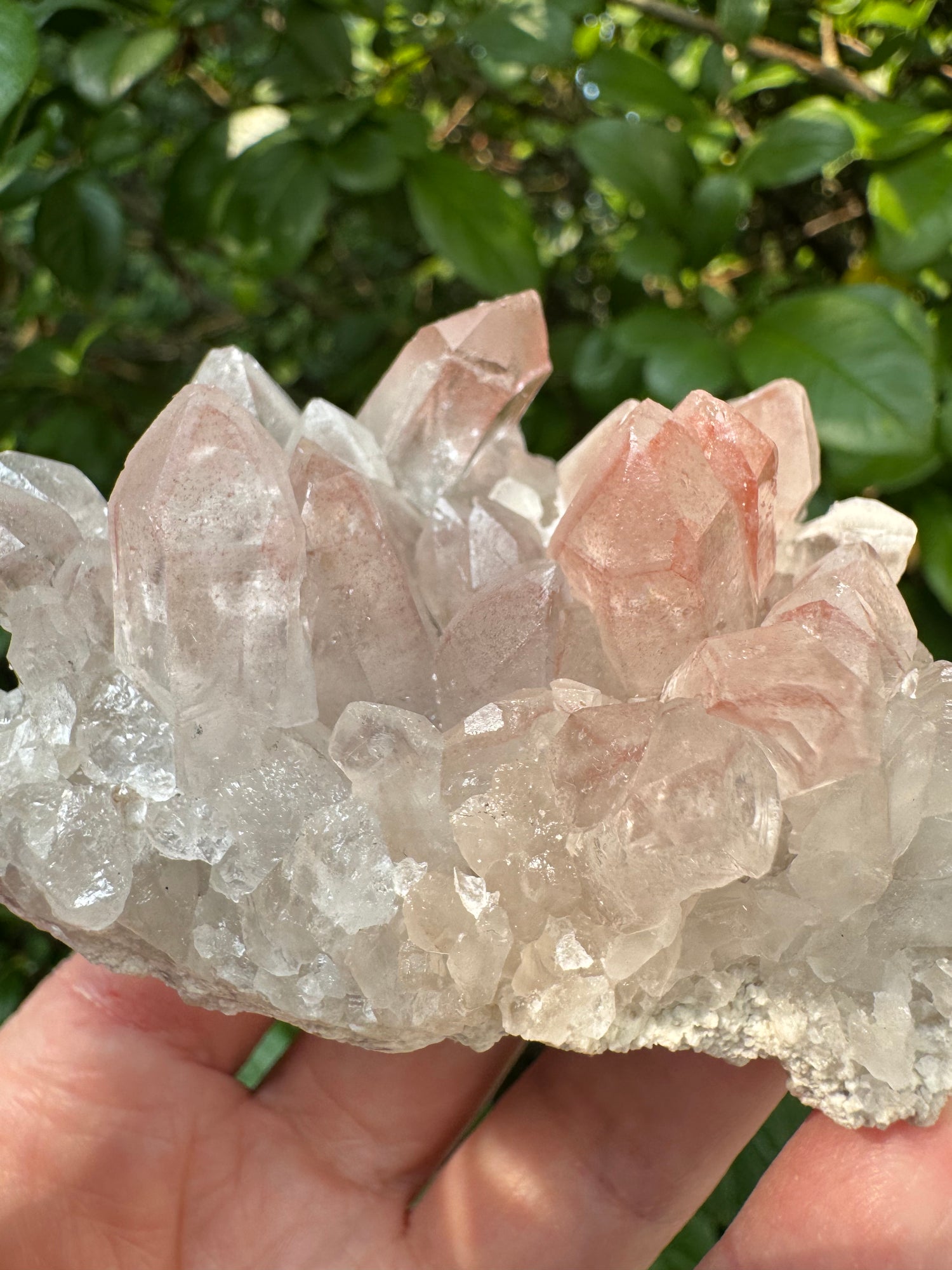 Pink Lithium Quartz Cluster 148 g Brazil 