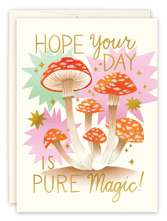 Mushrooms Birthday Card - Moon Room Shop and Wellness