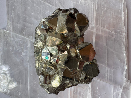 High Grade Peruvian Pyrite Cluster 227 g -Peru - Moon Room Shop and Wellness