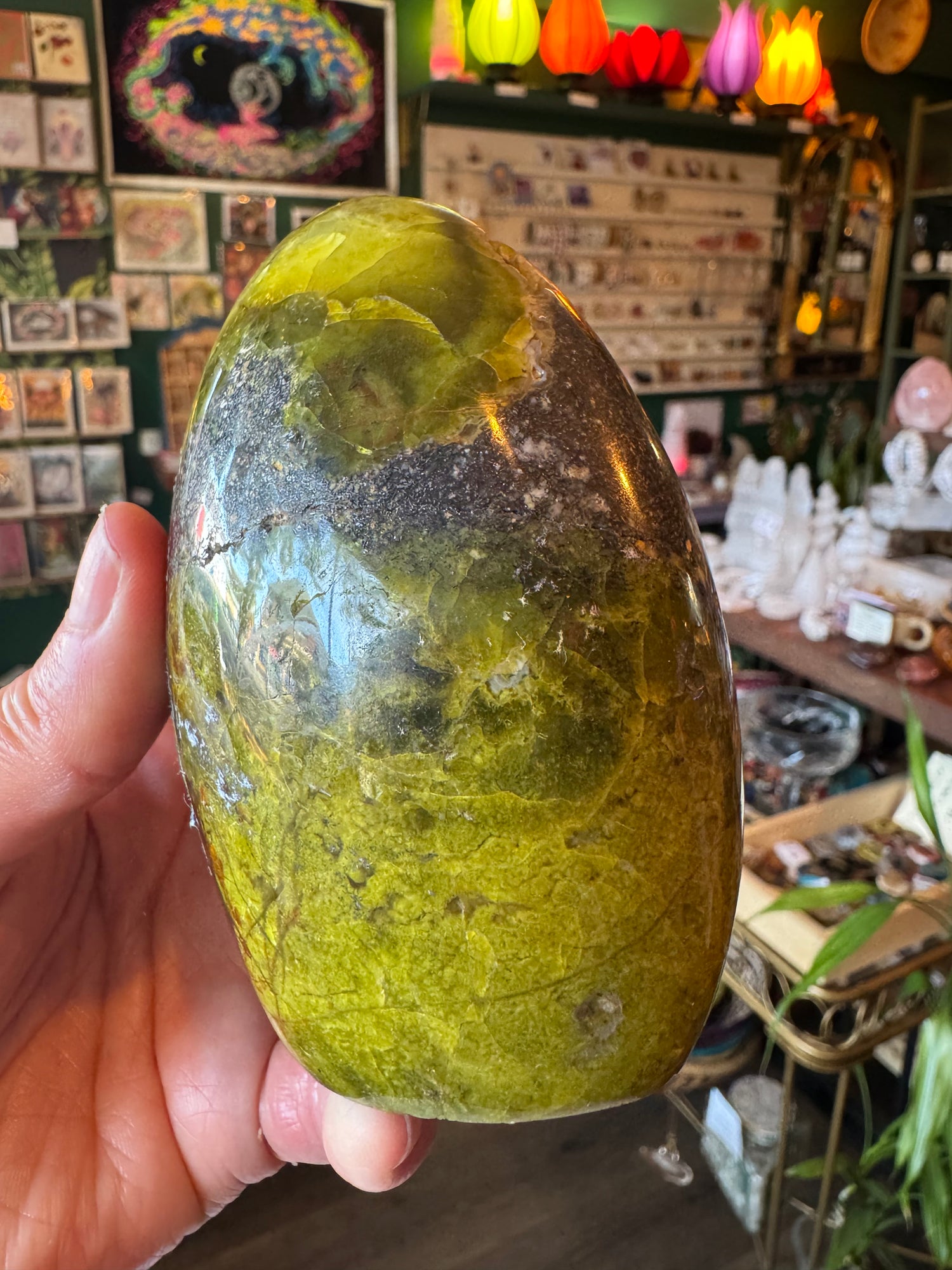 Green Opal Freeform 1.17 lb - Moon Room Shop and Wellness