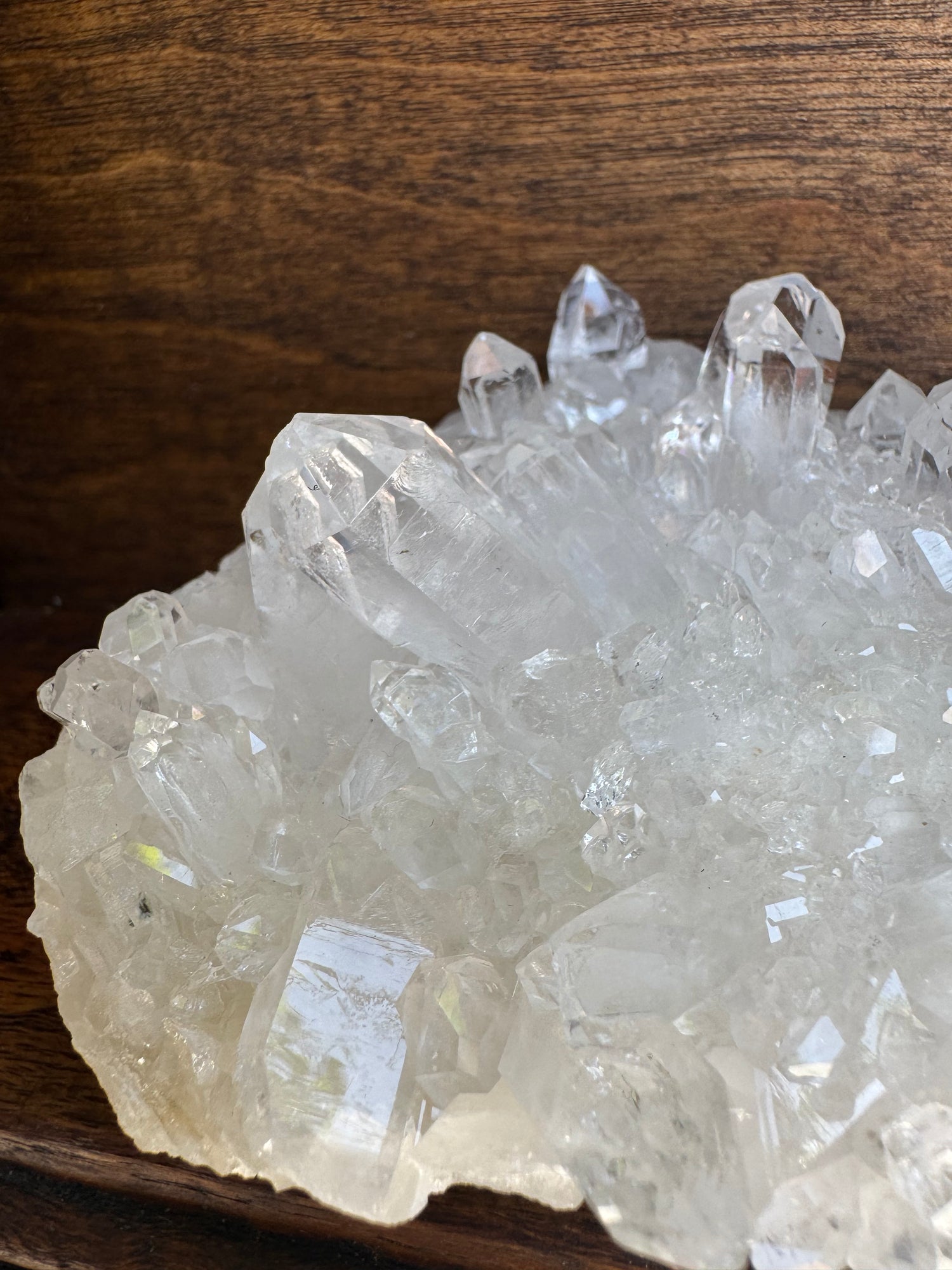Clear Quartz Sparkly Brazilian Cluster 460 g - Moon Room Shop and Wellness