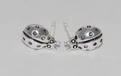 Ladybug Earrings Sterling Silver - Moon Room Shop and Wellness