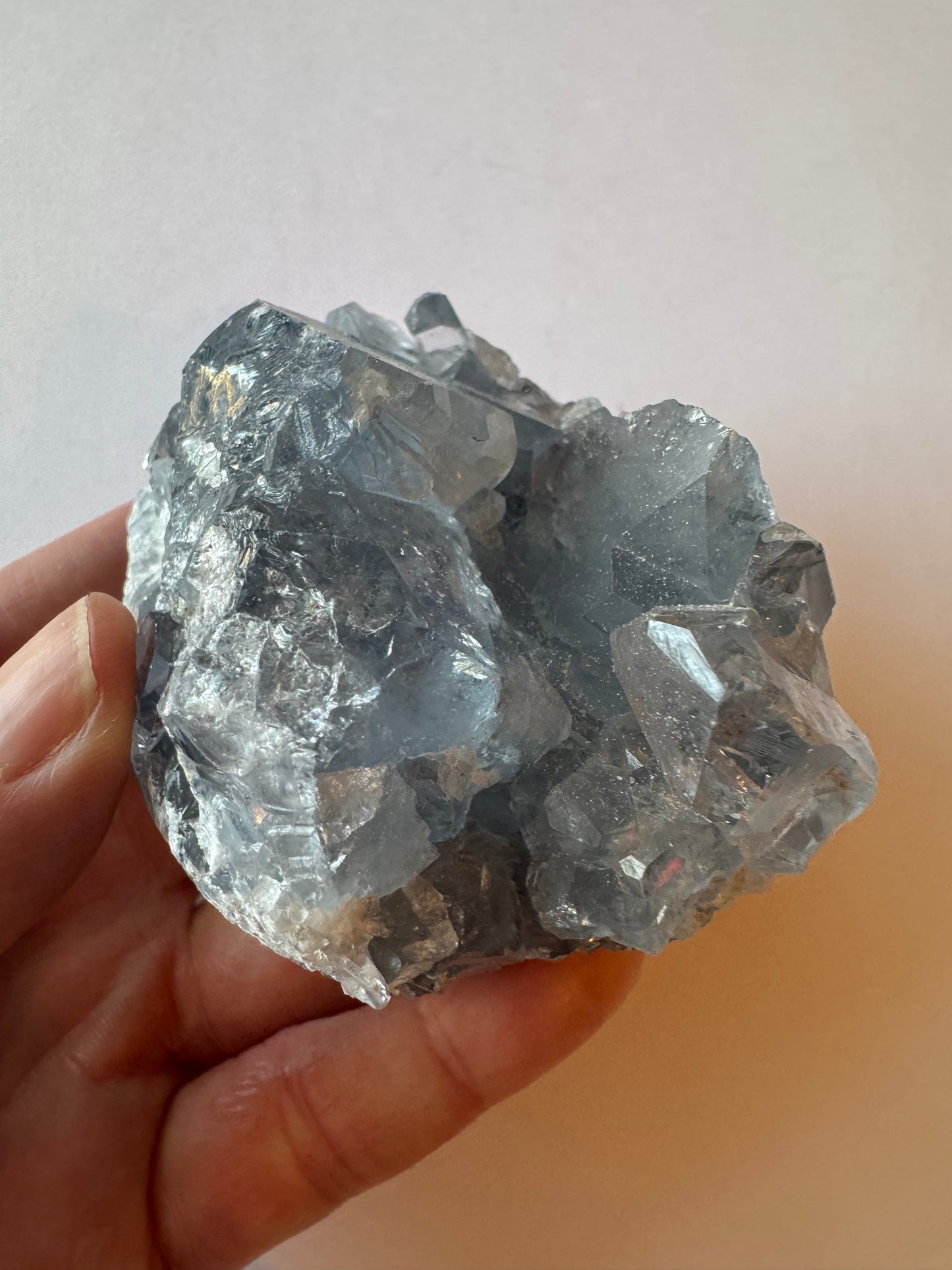 Celestite Cluster 349 g - Moon Room Shop and Wellness