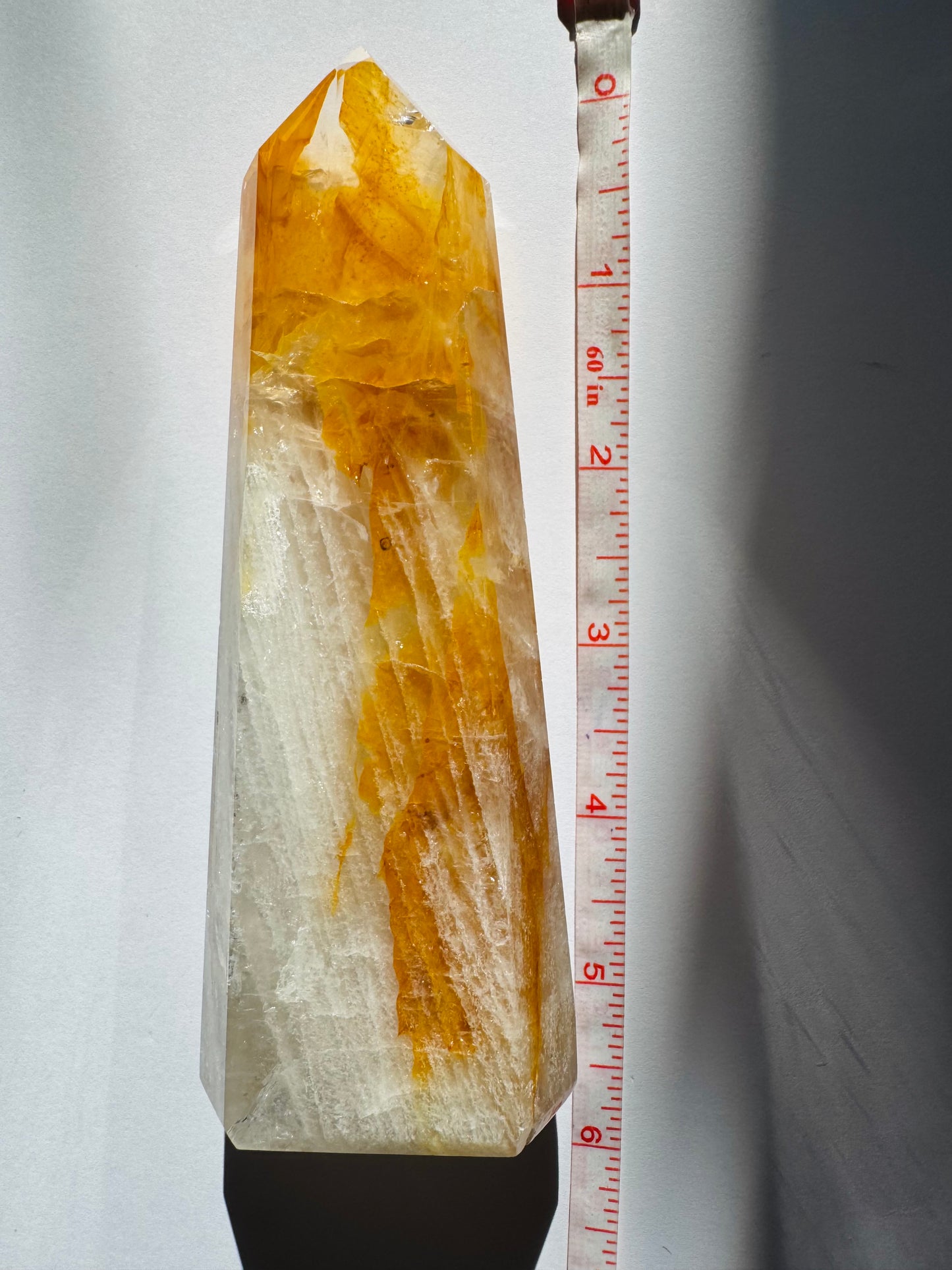 Golden Healer Quartz Tower 296 g Brazil - Divine Beauty - Moon Room Shop and Wellness