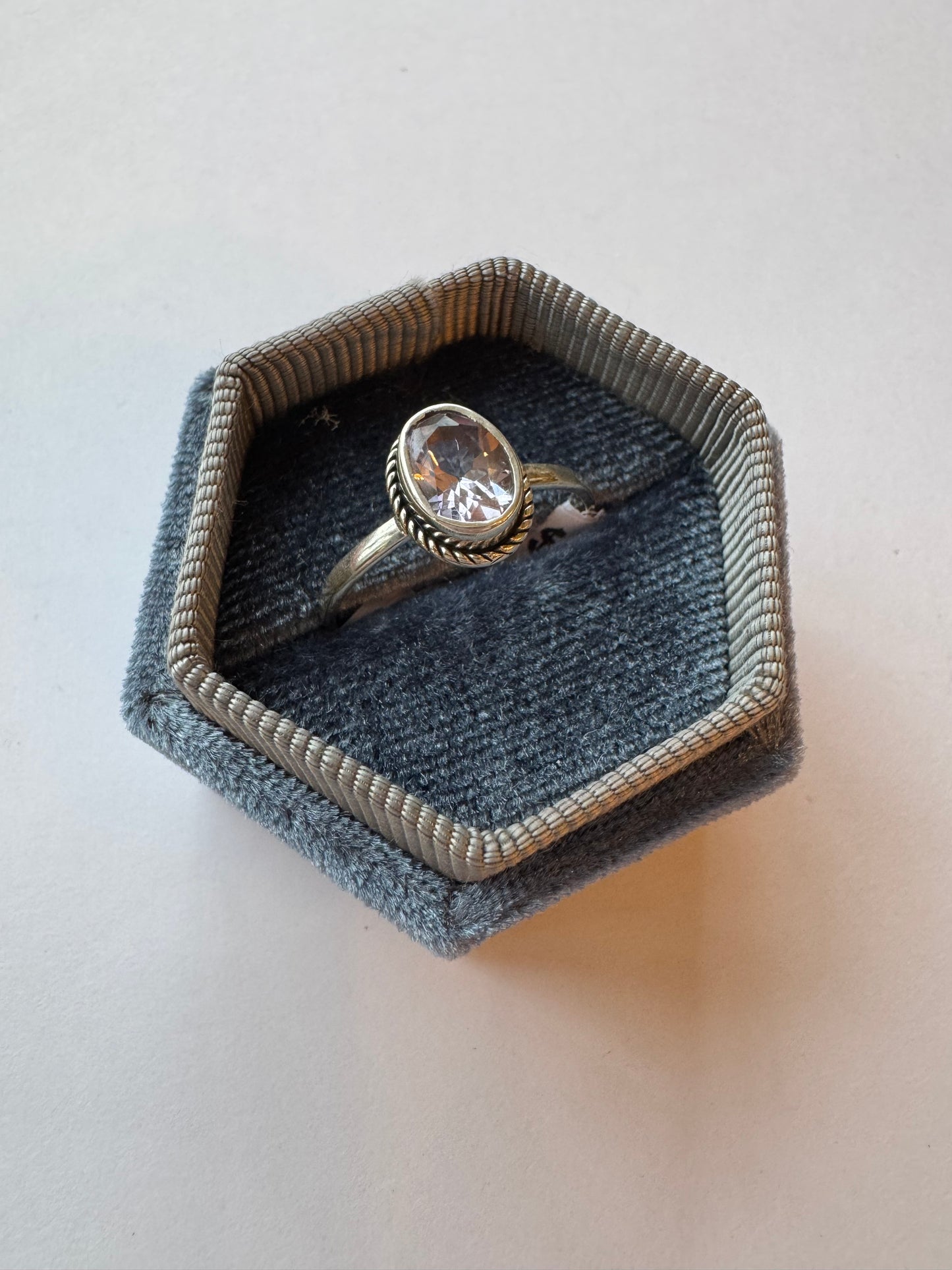 Amethyst Sterling Silver Ring Size 5,6,7,8,9, - Moon Room Shop and Wellness