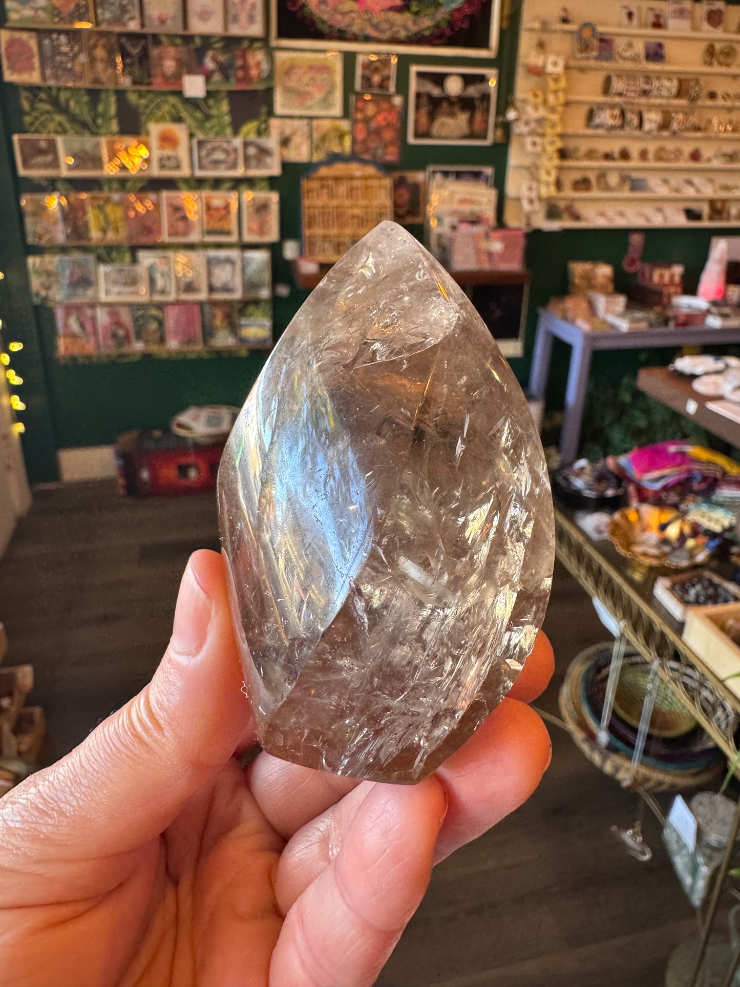 Smoky Quartz Flame 207 g Brazil - Moon Room Shop and Wellness