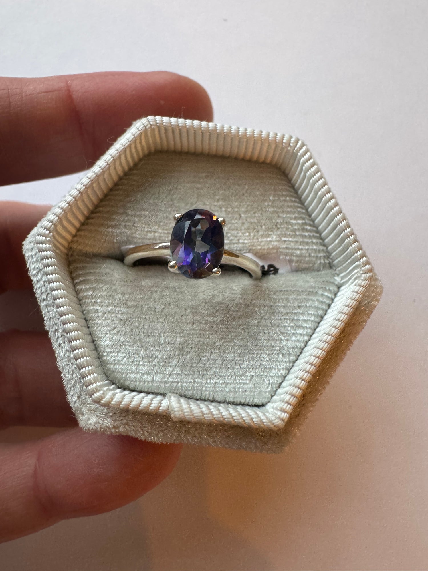 Mystic Topaz Sterling SIlver Ring Size 6 - Moon Room Shop and Wellness