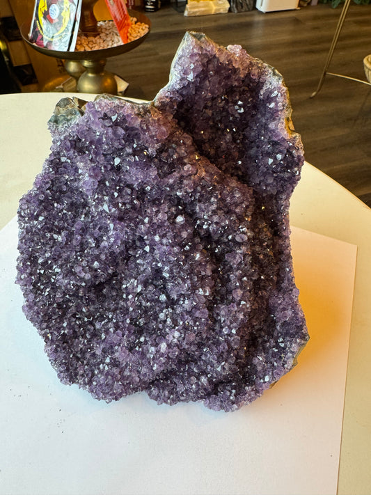 Rainbow Amethyst Standing Sparkly Cluster Brazil 4.17 lb - Moon Room Shop and Wellness