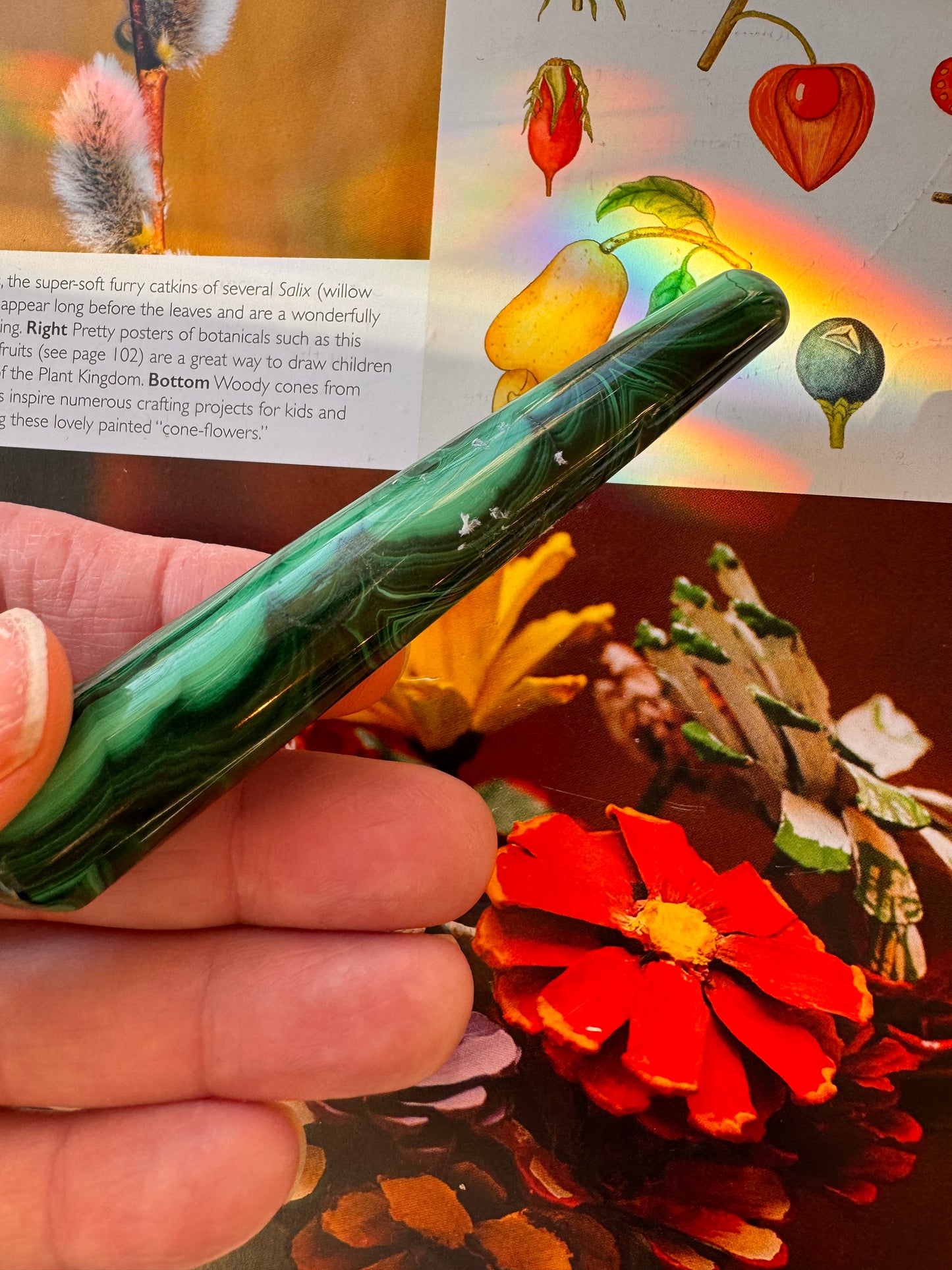 Malachite Massage Wand - Moon Room Shop and Wellness