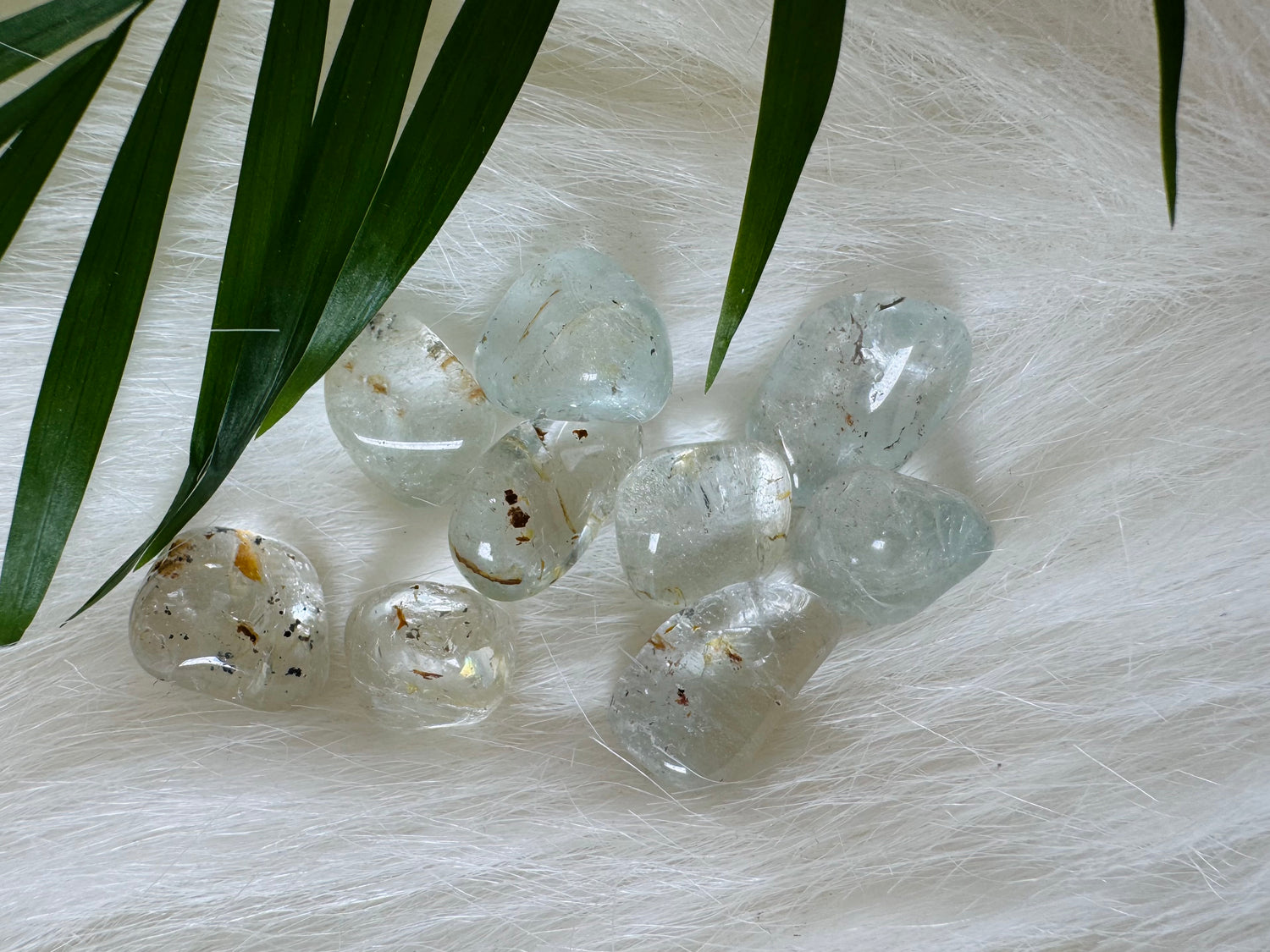 Blue Topaz Tumbled - Moon Room Shop and Wellness