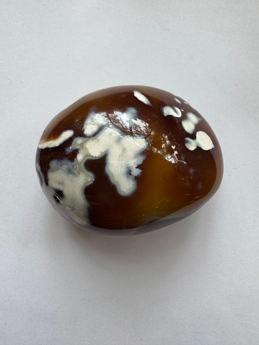 Carnelian Palm Stone 196 g Madagascar - Moon Room Shop and Wellness