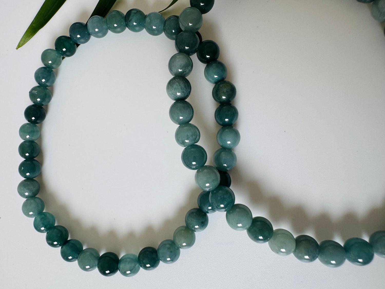 Natural Jade Stretch Bracelet 6mm - Moon Room Shop and Wellness
