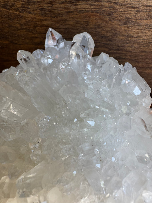 Clear Quartz Sparkly Brazilian Cluster 460 g - Moon Room Shop and Wellness