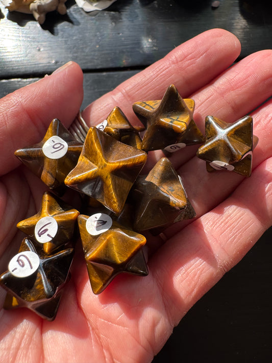 Tiger's Eye Merkaba Mini - Moon Room Shop and Wellness