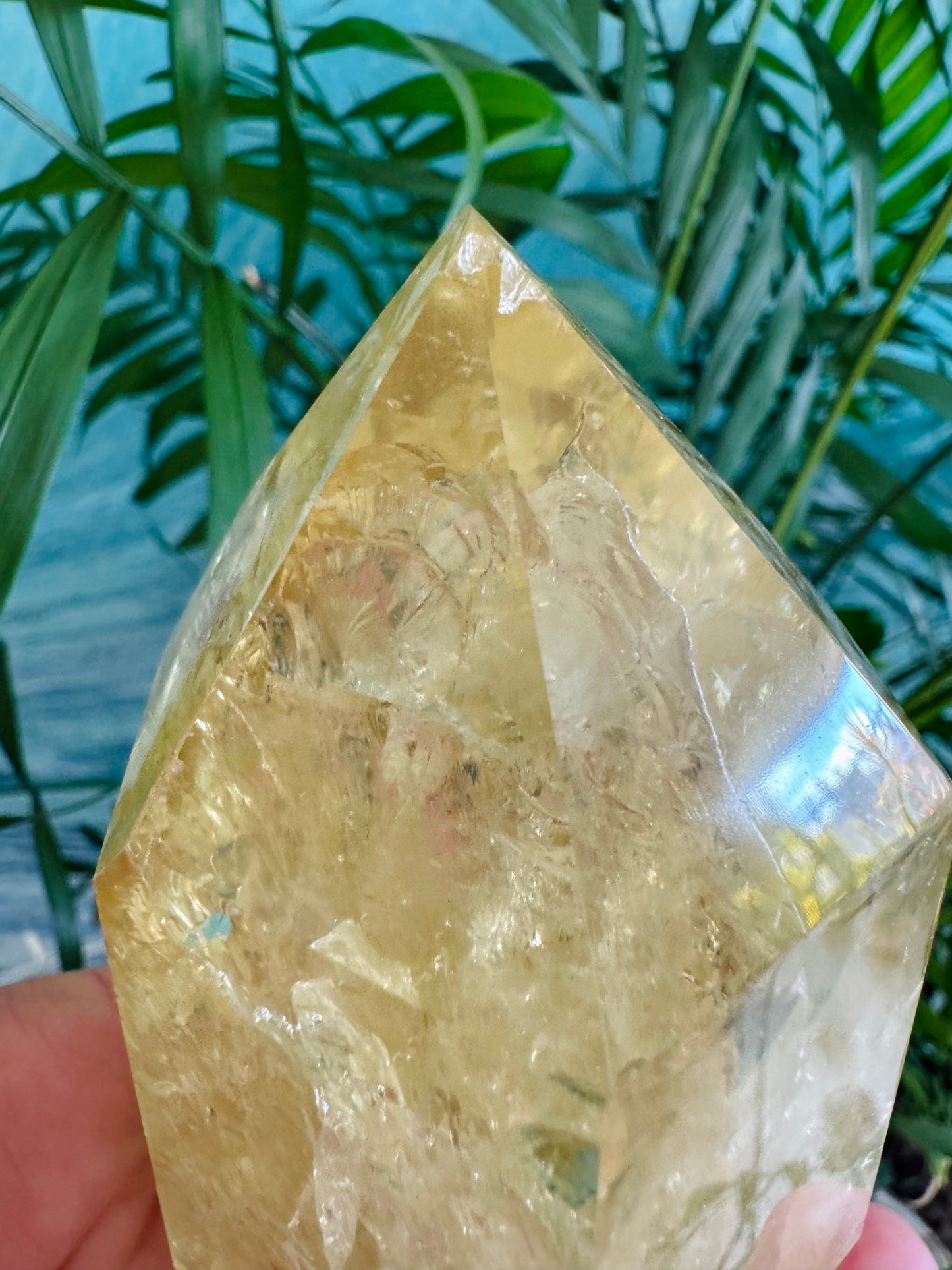 Lemon Quartz Tower 392 g  Brazil Gorgeous - Moon Room Shop and Wellness