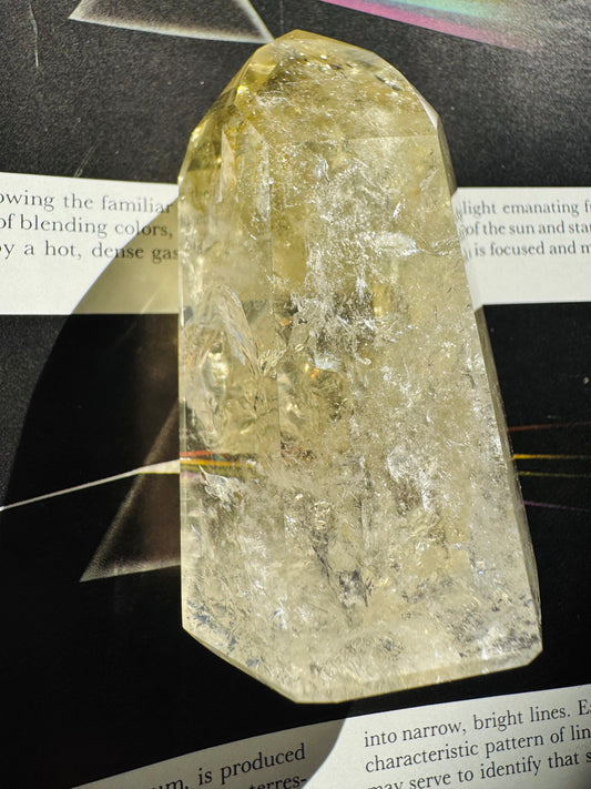 Lemon Quartz Tower 178 g  Brazil Gorgeous - Moon Room Shop and Wellness