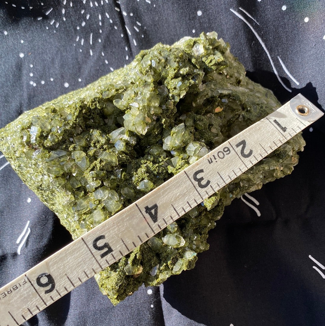 Epidote Quartz Specimen... dreammmmmy 2.64 lbs - Moon Room Shop and Wellness