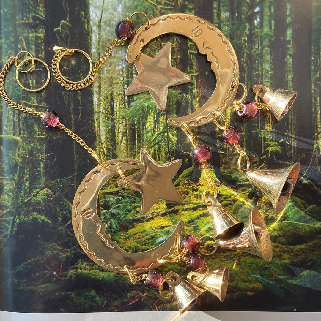 Moon Star Brass Chime - Moon Room Shop and Wellness