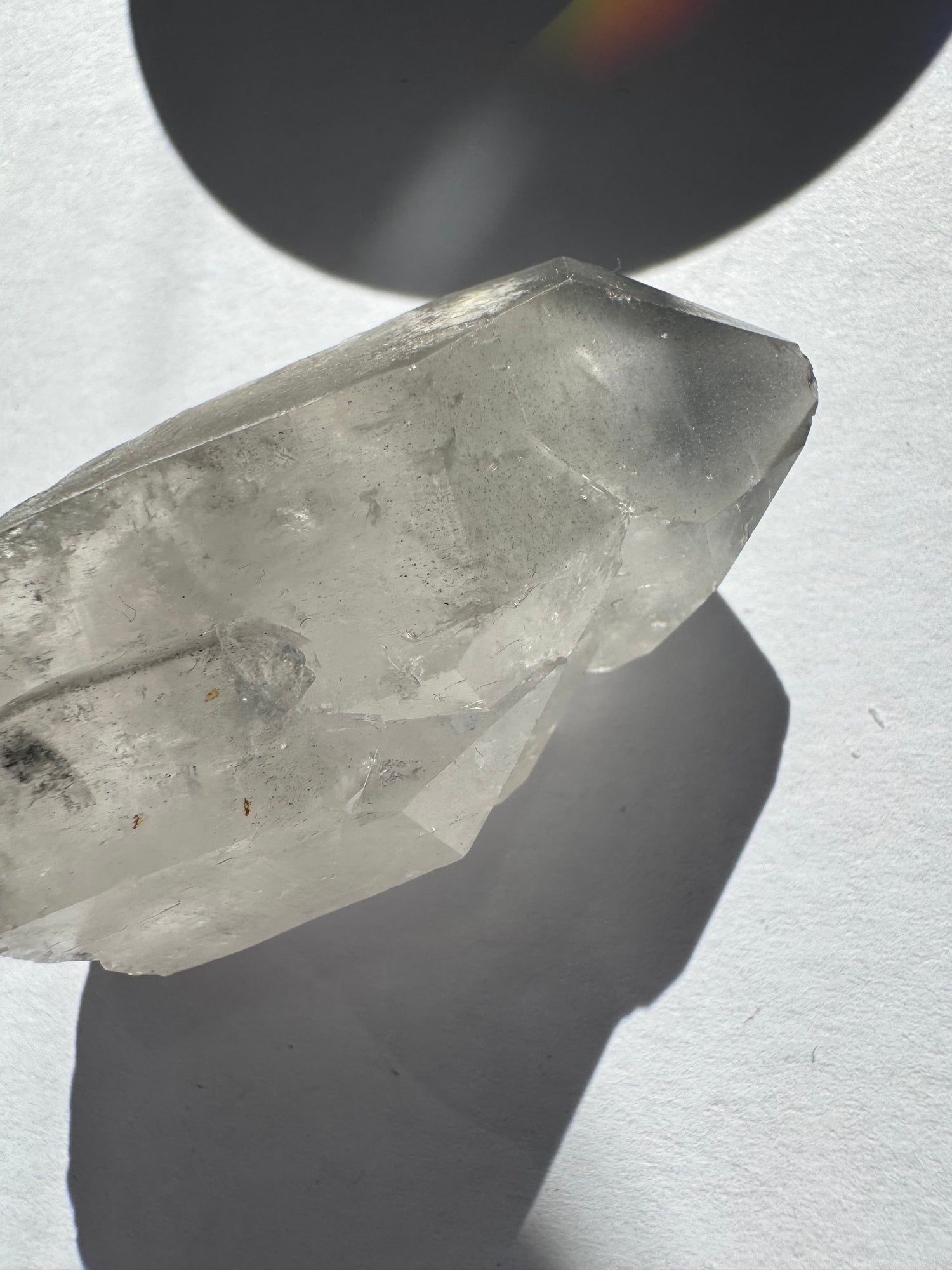 Black Phantom Quartz Point  31 g Brazil - Moon Room Shop and Wellness